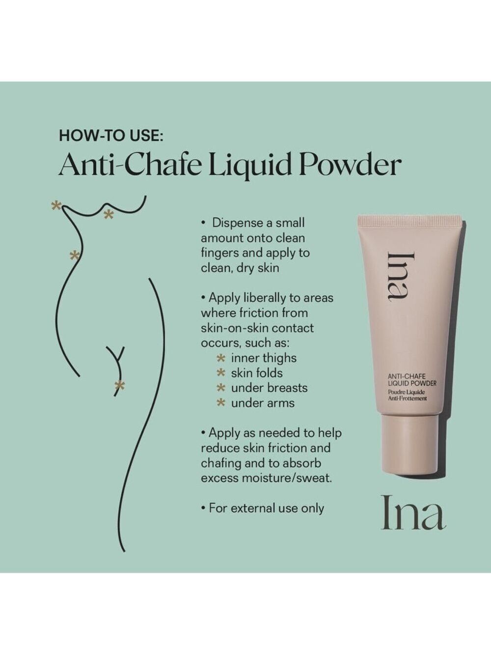 Ina Anti-Chafe Liquid Powder - Picture 5 of 7